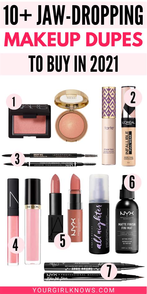 makeup dupe brands